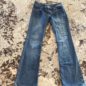 WRANGLER Blue Straight Leg Jeans Classic Style